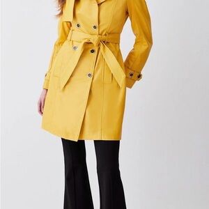 Forever 21 Mustard Trench Coat